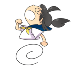 cute sailor girl sticker #12612259