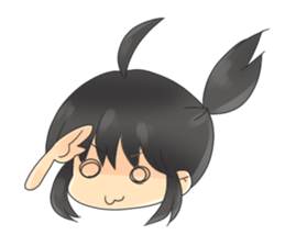 cute sailor girl sticker #12612260