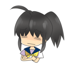 cute sailor girl sticker #12612261