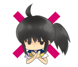 cute sailor girl sticker #12612264