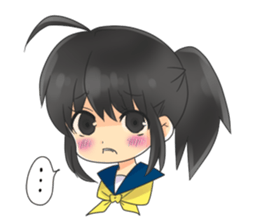 cute sailor girl sticker #12612267