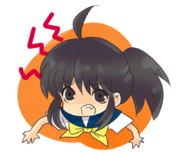 cute sailor girl sticker #12612275