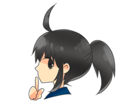 cute sailor girl sticker #12612285