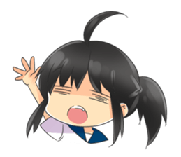 cute sailor girl sticker #12612286