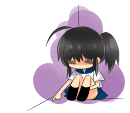 cute sailor girl sticker #12612288