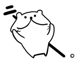 White cat Nyantarou sticker #12612304