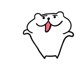 White cat Nyantarou sticker #12612305