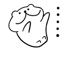 White cat Nyantarou sticker #12612308
