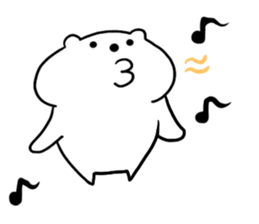 White cat Nyantarou sticker #12612313