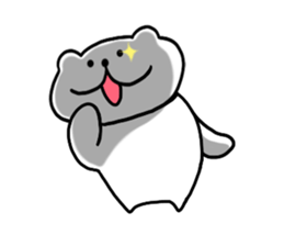 White cat Nyantarou sticker #12612326