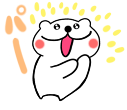 White cat Nyantarou sticker #12612333