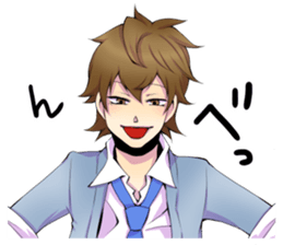 the high school boy5 sticker #12612467