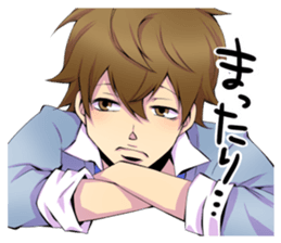 the high school boy5 sticker #12612470