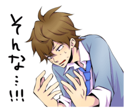 the high school boy5 sticker #12612477