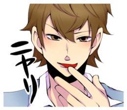 the high school boy5 sticker #12612489