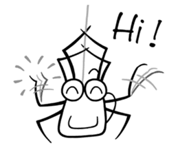 Little spider's love letter sticker #12613214