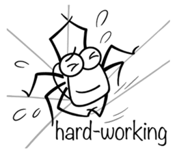 Little spider's love letter sticker #12613220