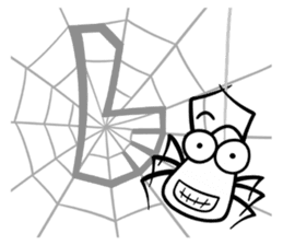 Little spider's love letter sticker #12613223