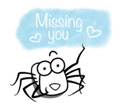 Little spider's love letter sticker #12613241