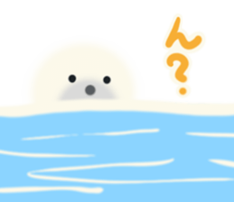 Fluffy seal Fuwachan sticker #12613262