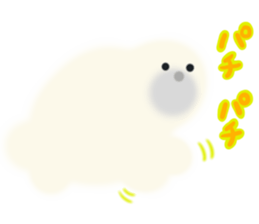Fluffy seal Fuwachan sticker #12613275