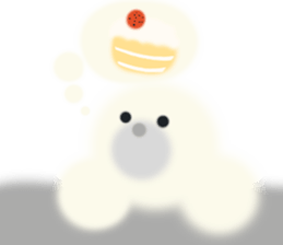 Fluffy seal Fuwachan sticker #12613288