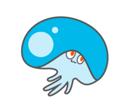 Yururu of jellyfish sticker #12614014