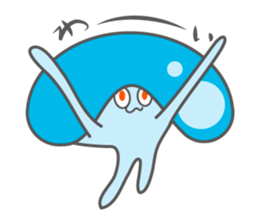 Yururu of jellyfish sticker #12614015