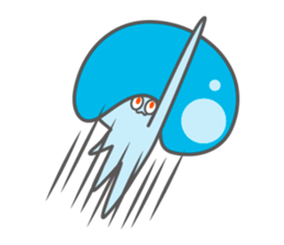 Yururu of jellyfish sticker #12614018