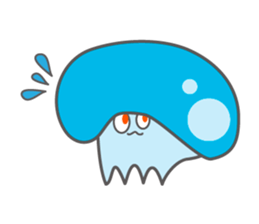 Yururu of jellyfish sticker #12614019