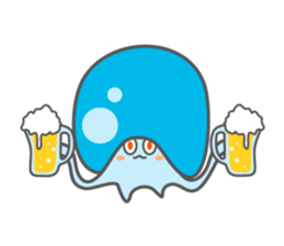 Yururu of jellyfish sticker #12614020