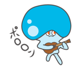 Yururu of jellyfish sticker #12614026