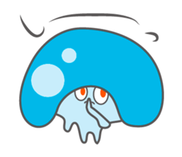 Yururu of jellyfish sticker #12614030