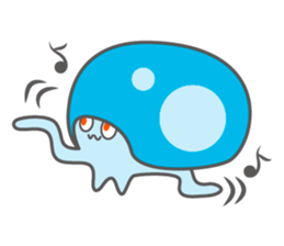 Yururu of jellyfish sticker #12614031