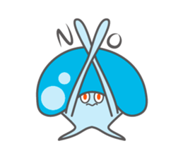 Yururu of jellyfish sticker #12614034