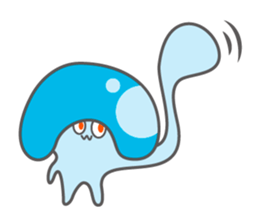 Yururu of jellyfish sticker #12614035