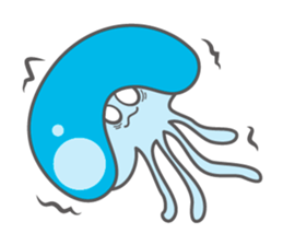 Yururu of jellyfish sticker #12614044