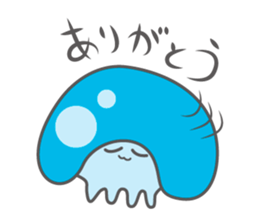Yururu of jellyfish sticker #12614046
