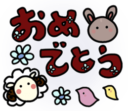 Rabbit Pit(Large character) sticker #12614144