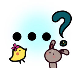 Rabbit Pit(Large character) sticker #12614158