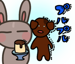Rabbit Pit(Large character) sticker #12614164