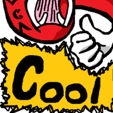 The shouting man sticker #12614222