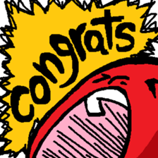 The shouting man sticker #12614236