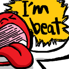 The shouting man sticker #12614246