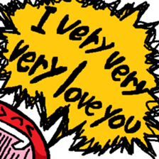 The shouting man sticker #12614253