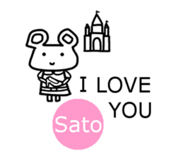 Sticker of Sato sticker #12614504