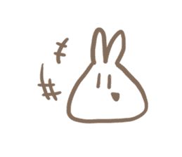 Triangle the Rabbit sticker #12614774
