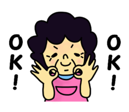 Obachan2 sticker #12615111