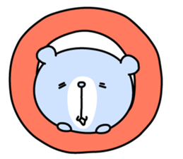 Overly friendly bear sticker #12615298
