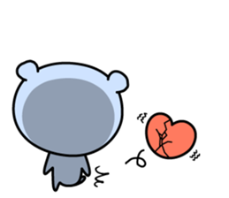 Overly friendly bear sticker #12615301